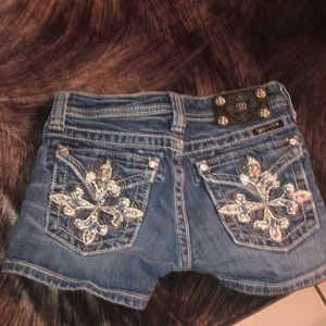 Girl’s Miss Me Denim Shorts in Size 12 NWOT
